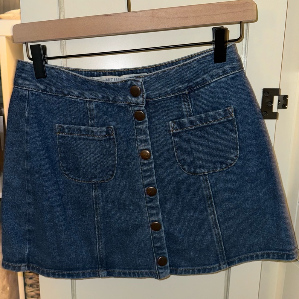 Brandy Meville Denim Skirt